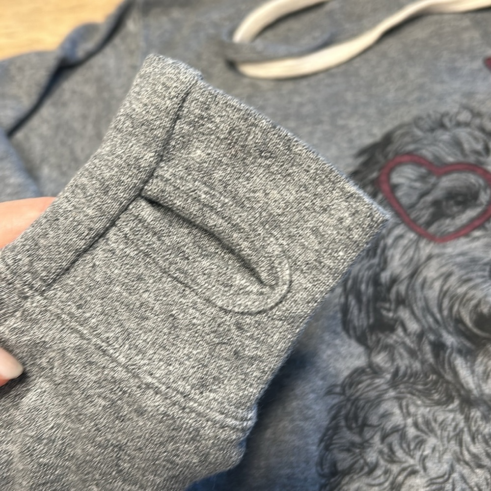 Labradoodle Heart Hoodie - Picture 3 of 5